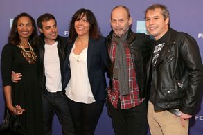 Wayne Kramer, Shepard Fairey, Margaret Saadi Kramer, Antonino D'Ambrosio, and Margaret Saadi Kramer at an event for Let 