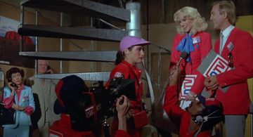 Betsy Brantley, Rufus Collins, Charles Gray, Jeremy Newson, Wendy Raebeck, and Ruby Wax in Shock Treatment (1981)