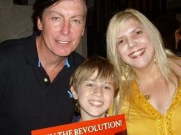 Miles in a Tale of Two Cities, with manger, Colette and friend Bill