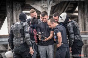 On set of Cable: Chronicles of Hope