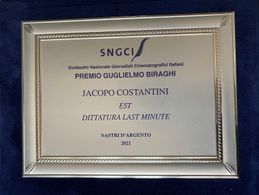 Nastri d'Argento 2021 - Premio Guglielmo Biraghi