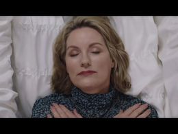 Filming in a coffin.