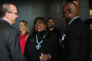 Cameron Bailey, Col Needham, and Chaz Ebert