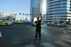 Shooting in Dubai - Kungfu Yoga