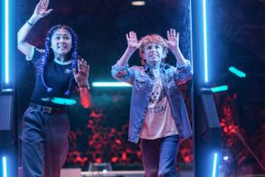 Momona Tamada and Walker Scobell in Secret Headquarters (2022)