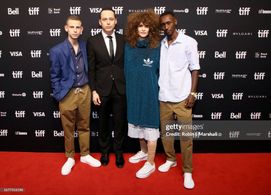 Havtamo Farda, Ron Leshem, Hagar Ben-Asher, and Guy Manster at an event for Bad Boy (2023)