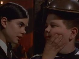 Nicole Fugere and Brody Smith in The New Addams Family (1998)