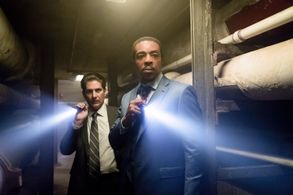 Russell Hornsby and Michael Imperioli at an event for On Fire (2023)