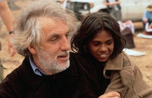 Phillip Noyce and Everlyn Sampi in Rabbit-Proof Fence (2002)