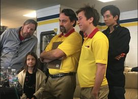 Duane Journey with Asa Butterfield, Andrew Bowler & Skyler Gisondo in Time Freak