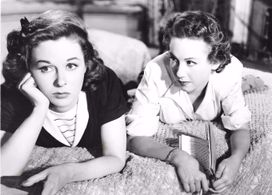 Susan Hayward and Lois Wheeler in My Foolish Heart (1949)