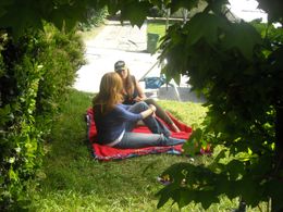 Elizabeth Mihelich films a scene for 