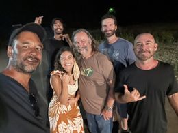 Behind the scenes of paradise city with the stunt team. Stunt coordinator Cole McCay