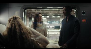 As Tobis In NIGHTFLYERS with David Ajala SYFY/Netflix