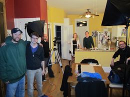 Igor Stevanovic, Cody Jarvis, Billy Ingoldsby, Emma Jane Mitchell, and Mike Frolos in Up on High Ground (2014)