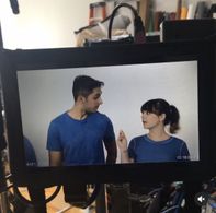 Bix Krieger on set for Planned Parenthood video series
