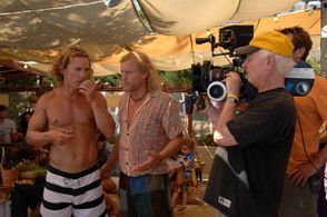 Matthew McConaughey, Woody Harrelson, and Elliot Davis in Surfer, Dude (2008)