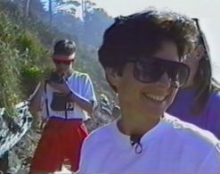 Nicole Conn, Director/Writer, on set of Claire of the Moon (1992)