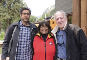 Werner Herzog, Ramin Bahrani, and Chaz Ebert