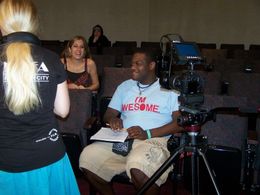 Gerald Yelverton, Olga Nechaeva, Jay Milnamow, and Leanne C. Bonarigo in Awesome Movie (2013)