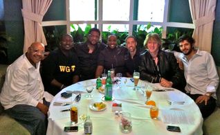 Michael Blakey with Randy Jackson, Gladys Knight and others