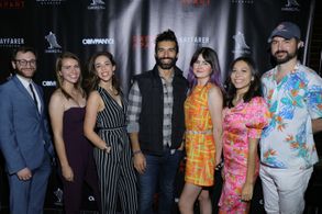 Justin Baldoni, Julianne Fox, Leah Bleich, Paul Sprangers, Tyler Burke, Anna Matz, and Chelsea Javier