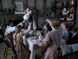 Linzi Hateley, Edward Gower, and Jacob Collier in A Christmas Carol: The Musical (2004)