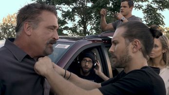 Daniel Baldwin, Andy Bowles, Chris Casiero, Julian Gavilanes, and Lauren Kay Levy in Damage Control (2019)