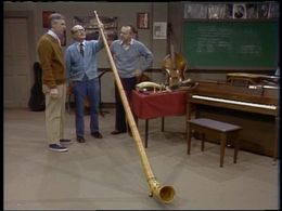 Joe Negri and Fred Rogers in Mister Rogers' Neighborhood (1968)