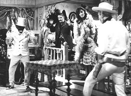Rudolf Deyl, Karel Fiala, Kveta Fialová, and Milos Kopecký in Lemonade Joe (1964)