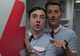 Raúl Arévalo and Carlos Areces in I'm So Excited! (2013)