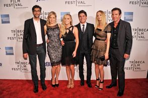 Dennis Quaid, Heather Graham, Kim Dickens, Ramin Bahrani, Zac Efron, and Maika Monroe at an event for At Any Price (2012
