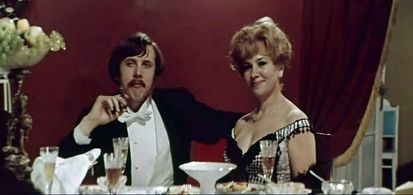 Inna Ulyanova and Valeriy Zolotukhin in Belated Flowers (1970)