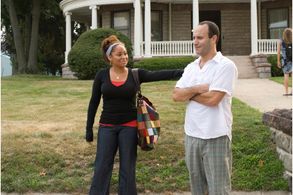 Roger Kumble and Raven-Symoné in College Road Trip (2008)