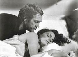 Steve McQueen and Kathryn Harrold in The Hunter (1980)