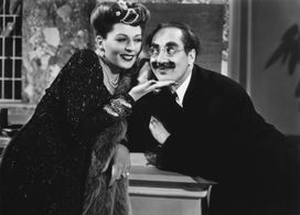 Groucho Marx and Lisette Verea in A Night in Casablanca (1946)
