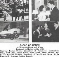 Betty Blythe, Buster Crabbe, and Ruth Hall in Badge of Honor (1934)