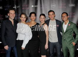 at the LA premiere of The Light of The Moon