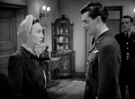 Hugh Burden, Hugh Williams, and Googie Withers in One of Our Aircraft Is Missing (1942)