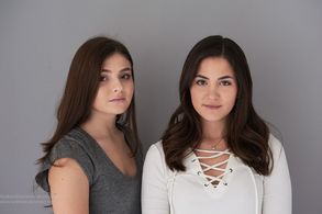 My sister Olivia and me