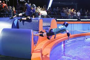 Sarah Croce and Rollin Perry in Oh Sit! (2012)