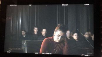 Kylie Brown on set of Due Justice