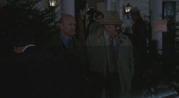 Val Avery and James Tolkan in The Amityville Horror (1979)