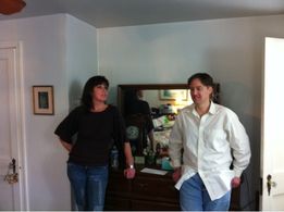 On set of Coin Toss w/Denyse Ellington