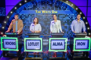 Alma Concepcion, Mon Confiado, Lotlot De Leon, and Ramon Christopher in Family Feud Philippines (2022)