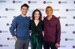 Dominic López, Kelsey Gunn & Nicholas Anthony Reid at the Whistler Film Festival