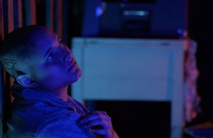 Anissa Matlock as “Lo” in a still from “Solo Punk”