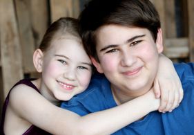 Shiloh Bearman with her brother Levi Bearman