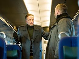 Kim Bodnia and Lars Simonsen in The Bridge (2011)