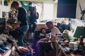 Jasper Wolf, Bram Schouw, Evelien van der Molen, and Jonas Smulders in Broers (2017)